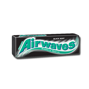 Airwaves Black Mint Gum 10' Airwaves Black Mint Gum 10'