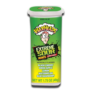 Warheads Mini Size Extreme Sour Hard Candy 49g Warheads Mini Size Extreme Sour Hard Candy 49g