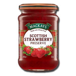 Mackays Scottish Strawberry Preserve 340g Mackays Scottish Strawberry Preserve 340g