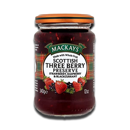 Mackays Scottish Three Berry Preserve 340g