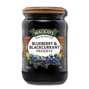 Mackays Blueberry & Blackcurrant Preserve 340g