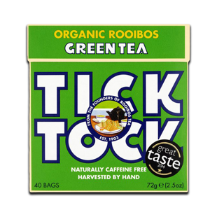 Tick Tock Rooibos Tea Green Organic 40's Tick Tock Rooibos Tea Green Organic 40's