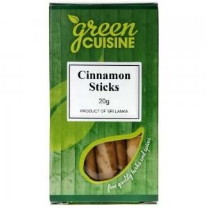 Green Cuisine Cinnamon Sticks 20g