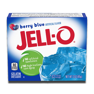 Jell-O Berry Blue Gelatin 85g