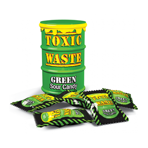 Toxic Waste Green Sour Candy 42g