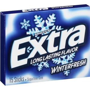 Extra Winterfresh Gum 15' Extra Winterfresh Gum 15'