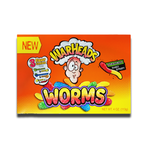Warheads Sour Worms Theatre Box 113g Warheads Sour Worms Theatre Box 113g
