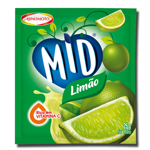 Mid Limão Pó refresco 25g Mid Limão Pó refresco 25g