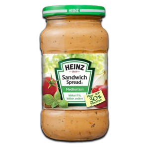 Heinz Sandwich Spread Mediterraan 300g Heinz Sandwich Spread Mediterraan 300g