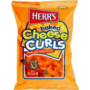 Herr's Cheese Curls Real Cheese 24g