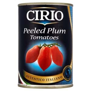 Cirio Peeled Plum Tomatoes 400g