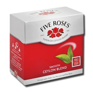 Five Roses Leaf 102 Teabags 250g Five Roses Leaf 102 Teabags 250g