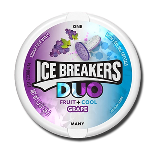 Ice Breaker Mints Sugar Free Duo Cool Grape 36g