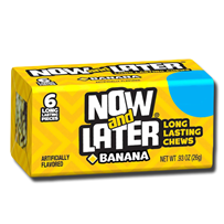 Now and Later Long Lasting Chews Banana 6' 26g