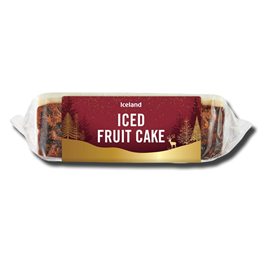 Iceland Top Iced Fruit Cake bar 400g