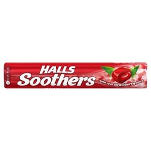 Halls Soothers Strawberry Juice 45g