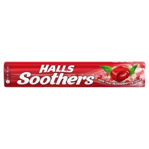 Halls Soothers Strawberry Juice 45g Halls Soothers Strawberry Juice 45g