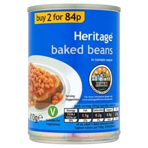 Heritage Baked Beans 410g