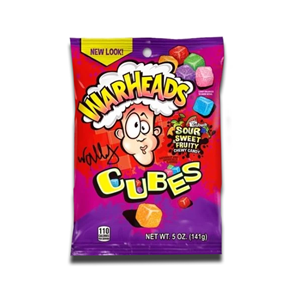 Warheads Sour Chew Cubes 141g