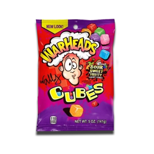 Warheads Sour Chew Cubes 141g Warheads Sour Chew Cubes 141g