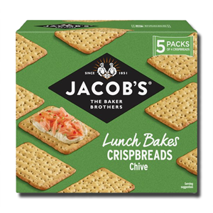 Jacob's Crispbreads Chive 5's 190g