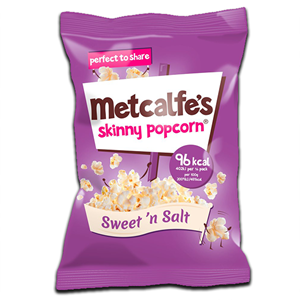 Metcalfe's Skinny Popcorn Sweet n Salt 80g