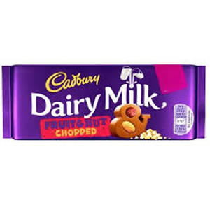 Cadbury Fruit & Nut Chopped 95g Cadbury Fruit & Nut Chopped 95g