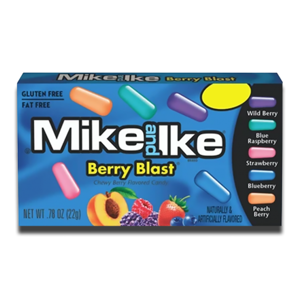 Mike And Ike Chewy Candy Berry Blast Box 22g Mike And Ike Chewy Candy Berry Blast Box 22g