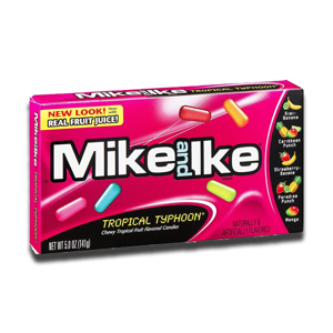 Mike and Ike Tropical Typhoon Box 22g Mike and Ike Tropical Typhoon Box 22g