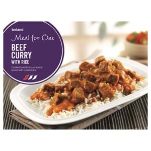 Iceland Beef Curry With Rice 500g