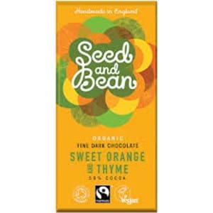 Seed and Bean Dark Chocolate 58% Orange Thyme 85g