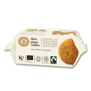 Doves Farm Gluten Free Stem Ginger Cookies 150g Doves Farm Gluten Free Stem Ginger Cookies 150g
