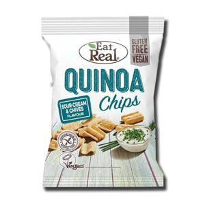 Eat Real Quinoa Chips Sour Cream Chives 30g Eat Real Quinoa Chips Sour Cream Chives 30g