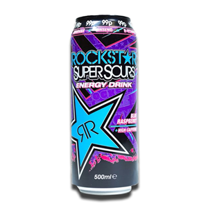 Rockstar Energy Drink Supersours Blue Raspberry 500ml