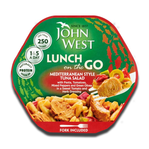 John West Light Lunch Mediterranean Tuna 220g John West Light Lunch Mediterranean Tuna 220g