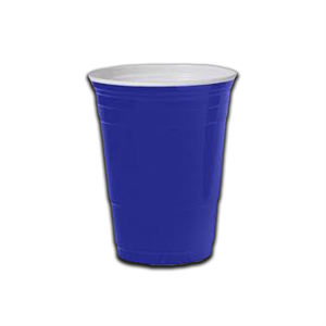 USA Blue Cups 20 x 50cl