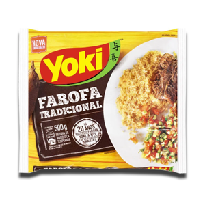 Yoki Farofa Mandioca Temperada 500g