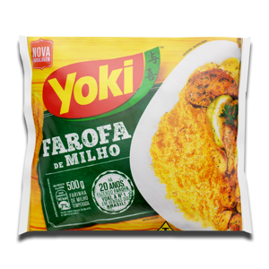 Yoki Farofa de Milho Amarela Temperada 500g Yoki Farofa de Milho Amarela Temperada 500g