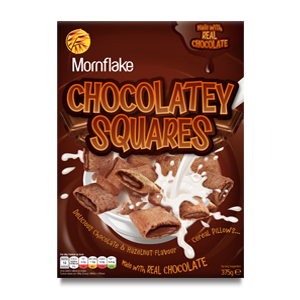 Mornflake Chocolatey Squares 375g Mornflake Chocolatey Squares 375g