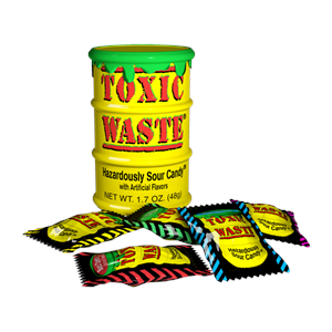 Toxic Waste Yellow Sour Candy 42g