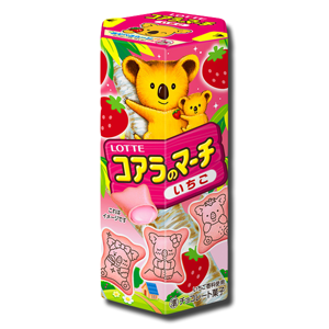 Lotte Koala's Strawberry Cream Biscuits 48g Lotte Koala's Strawberry Cream Biscuits 48g