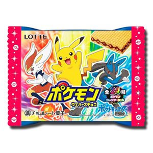 Lotte Pokemon Chocolate Wafer Snack 23g
