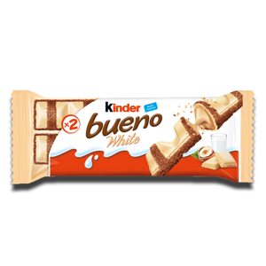 Kinder Bueno White 2 Bars 39g Kinder Bueno White 2 Bars 39g