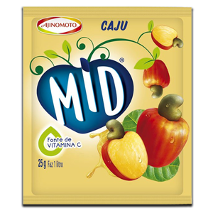 Mid Cajú Pó Refresco 25g Mid Cajú Pó Refresco 25g