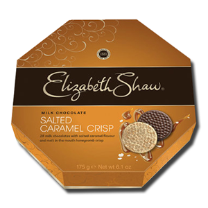 Elizabeth Shaw Salted Caramel Crisp Milk Chocolate 175g