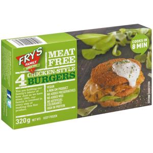Fry's Meat Free Chicken Burgers 320g Fry's Meat Free Chicken Burgers 320g