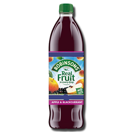 Robinsons Apple & Blackcurrant No added Sugar 1L