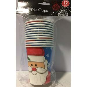 Snow White Paper Cups 12'