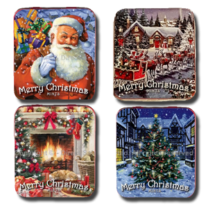 Spencer & Fleetwood Christmas Tin Mints 45g Spencer & Fleetwood Christmas Tin Mints 45g