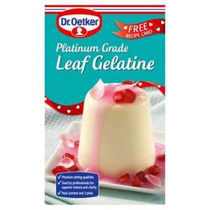 Dr. Oetker 8' Platinum Grade Leaf Gelatine 13g Dr. Oetker 8' Platinum Grade Leaf Gelatine 13g